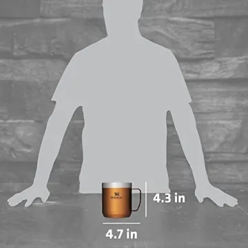 Durable 12 OZ Stanley Stainless Steel Camp Mug