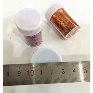 Vibrant Glitter Powder Pack for Crafts and Slime