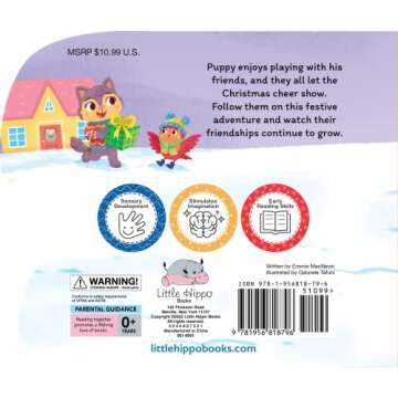 Santa Paws - Touch and Feel Holiday Sensory Board Book - Sensory Board Book