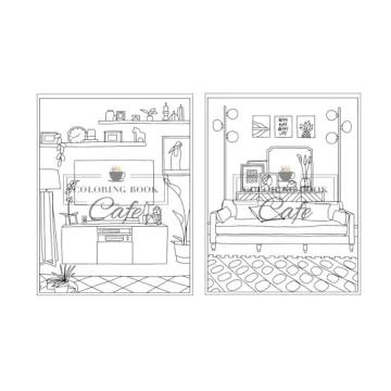 Relaxing Easy Interiors Coloring Book for Adults