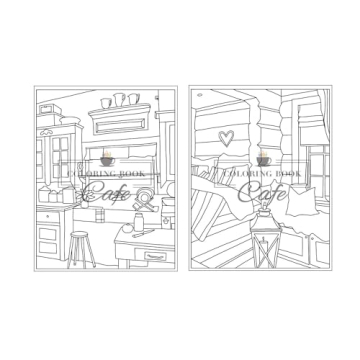 Relaxing Easy Interiors Coloring Book for Adults