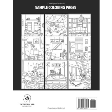 Relaxing Easy Interiors Coloring Book for Adults