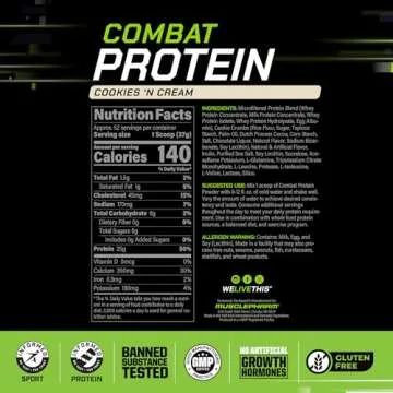 MusclePharm Combat Protein Powder - Ultimate Workout Fuel