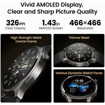 TOZO S5 Smart Watch with Call Support & Fitness Tracking