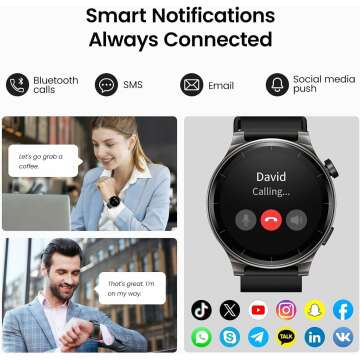 TOZO S5 Smart Watch with Call Support & Fitness Tracking