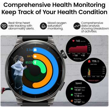 TOZO S5 Smart Watch with Call Support & Fitness Tracking