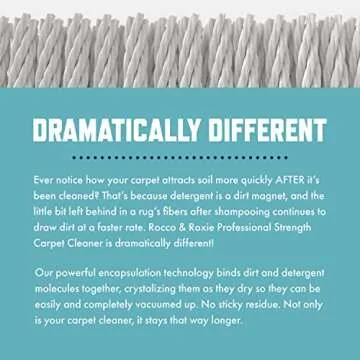 Rocco & Roxie Carpet Cleaner Solution for Pets - Use In Any Carpet Shampooer Machine - Deep Cleaning For Everyday Dog Odor On Carpets, Couch, Upholstery, and Rugs