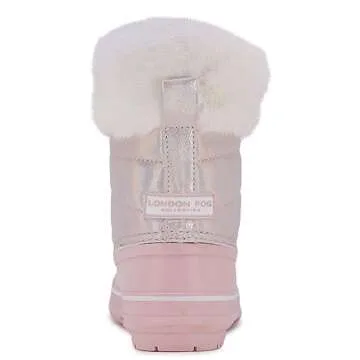 LONDON FOG Girls Bell Court Cold Weather Snow Boot ROSE GOLD Size 2
