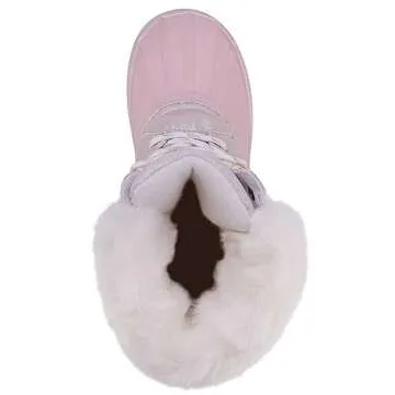 LONDON FOG Girls Bell Court Cold Weather Snow Boot ROSE GOLD Size 2