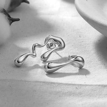 Shop Irregular Waterdrop Mismatched Earrings for Women