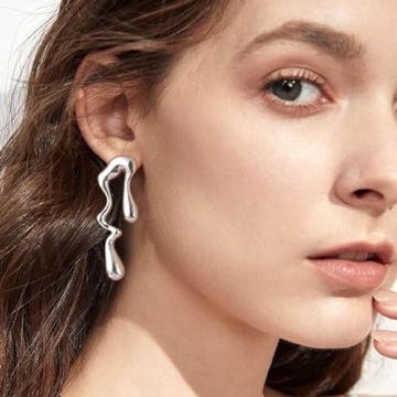 Shop Irregular Waterdrop Mismatched Earrings for Women