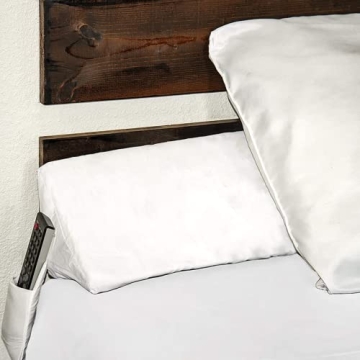 SnugStop The Original Bed Wedge | Gap Filler Between Your Headboard Mattress | Triangle Pillow Wedge...