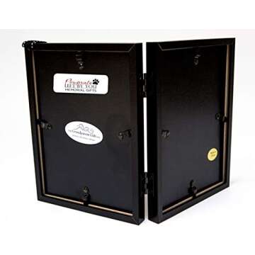 Pawprints Pet Memorial Frame - Touching Sympathy Gift for Pet Loss