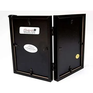 Pawprints Pet Memorial Frame - Touching Sympathy Gift for Pet Loss