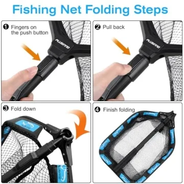 PLUSINNO Floating Fishing Net for Easy Catch & Release