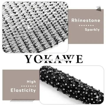 Yokawe Sparkly Fishnet Pants for Parties & Nightclubs