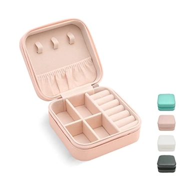 TRODANCE Mini Jewelry Travel Case - Portable Storage Box