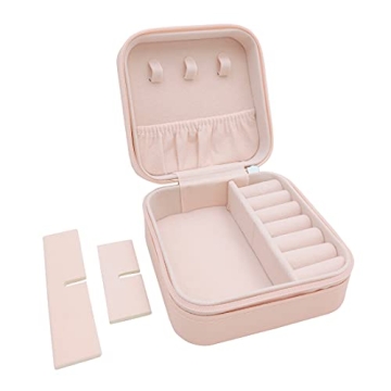 TRODANCE Mini Jewelry Travel Case - Portable Storage Box
