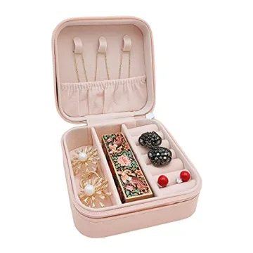 TRODANCE Mini Jewelry Travel Case - Portable Storage Box