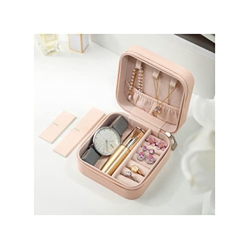 TRODANCE Mini Jewelry Travel Case - Portable Storage Box