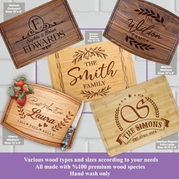 Personalized Engraved Cutting Board for Special Occasions