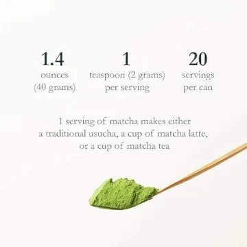 Naoki Matcha Nishio Bloom Masters Collection Matcha – Authentic Japanese Ceremonial Grade Matcha Green Tea Powder from Nishio, Japan (40g / 1.4oz)