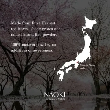 Naoki Matcha Nishio Bloom Masters Collection Matcha – Authentic Japanese Ceremonial Grade Matcha Green Tea Powder from Nishio, Japan (40g / 1.4oz)