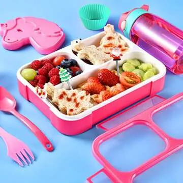 COO&KOO Unicorn Lunch Box Set for Kids 7-15