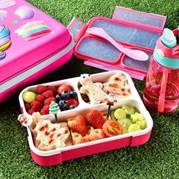COO&KOO Unicorn Lunch Box Set for Kids 7-15
