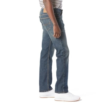 Levi Strauss Signature Gold Men's Relaxed Fit Flex Jeans for All-Day Comfort in Big & Tall Sizes - H...