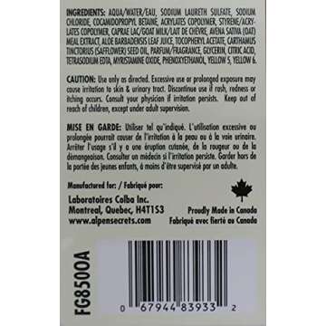 Alpen Secrets Goat Milk Foaming Milk Bath with Oatmeal, 28.7 -Fluid Ounce (Pack of 2)