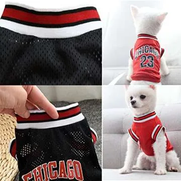 SVVOOD Dog Basketball Jersey for All Breeds in Stylish Design