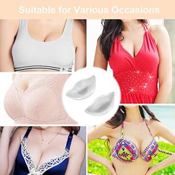 Silicone Bra Inserts Push Up Breast Cups Enhancers