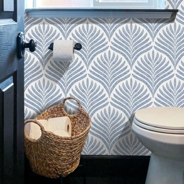 Cohoo Home Blue Peel and Stick Wallpaper for Stylish Decor