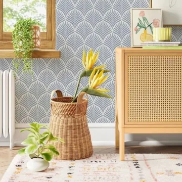 Cohoo Home Blue Peel and Stick Wallpaper for Stylish Decor