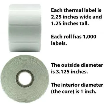 Premium Extra Sticky Thermal Labels for Shipping Supplies