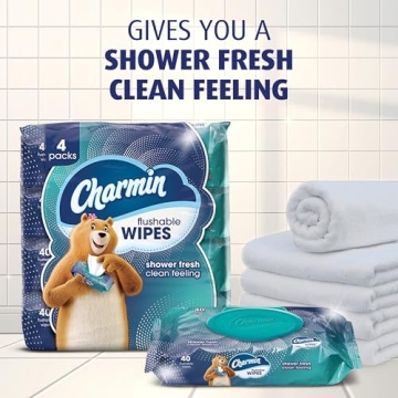 Charmin Flushable Wipes for Ultimate Freshness and Hygiene