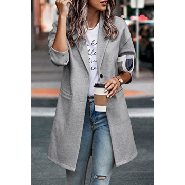 Stylish PRETTYGARDEN Women's Plaid Shacket Jacket - Versatile Wear!