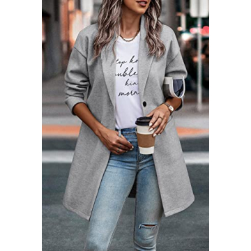 Stylish PRETTYGARDEN Women's Plaid Shacket Jacket - Versatile Wear!