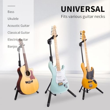 GUITTO Guitar Stand Universal Portable Adjustable Folding