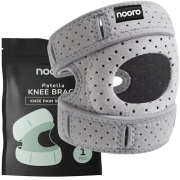 Nooro Patella Knee Brace - Adjustable Open Patella Support for Injuries & Sports