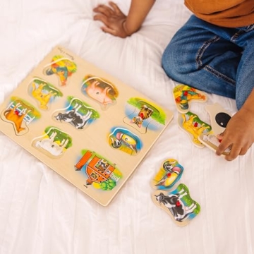 Melissa & Doug Farm Sound Puzzle with Animal Sounds