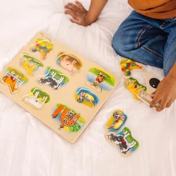 Melissa & Doug Farm Sound Puzzle with Animal Sounds