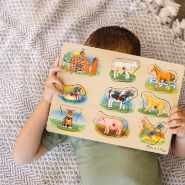 Melissa & Doug Farm Sound Puzzle with Animal Sounds