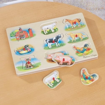Melissa & Doug Farm Sound Puzzle with Animal Sounds