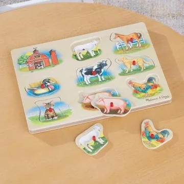 Melissa & Doug Farm Sound Puzzle with Animal Sounds