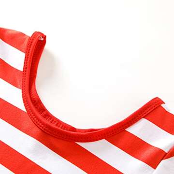 JONGOS Toddler Girls Pencil Dress Causal Flutter Sleeve Ruffle Bottom Dress Summer Clothes 7-8Y