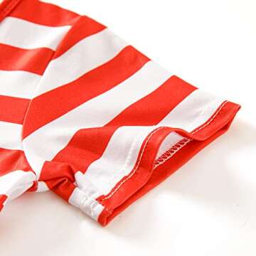 JONGOS Toddler Girls Pencil Dress Causal Flutter Sleeve Ruffle Bottom Dress Summer Clothes 7-8Y