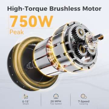 Heybike Race Max Electric Bike with 750W Peak Motor, Max 40Miles 28MPH Max Speed Ebike with 600Wh Removable Battery, 27.5" Tires Electric Bike for Adults with 7-Speed and Front Suspension