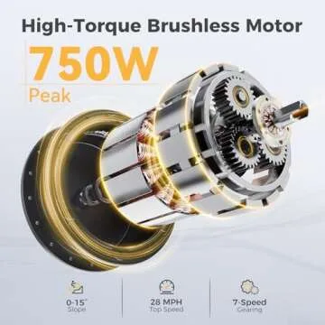 Heybike Race Max Electric Bike with 750W Peak Motor, Max 40Miles 28MPH Max Speed Ebike with 600Wh Removable Battery, 27.5" Tires Electric Bike for Adults with 7-Speed and Front Suspension